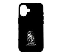 Douloureuse mère Mater Dolorosa Catholique Coque pour iPhone 16