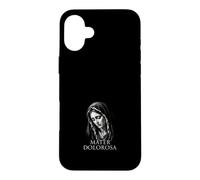 Douloureuse mère Mater Dolorosa Catholique Coque pour iPhone 16 Plus