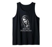 Douloureuse mère Mater Dolorosa Catholique Débardeur