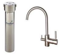 Doulton Purificateur d'eau Doulton his 3040 biotect et robinet mitigeur 3 voies haut brossé G