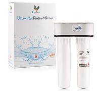 Doulton W9380020 Purificateur d'eau Duo sous évier équipé d'une cartouche Ultracarb avec cartouche CleanSoft anti calcaire