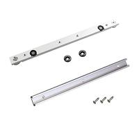Doumneou 1 rainure en T en alliage d'aluminium et barre coulissante pour onglets de table, barre de jauge d'onglets, outils de menuiserie DIY