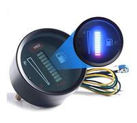 Doumneou 24 V 2 Pouces 52Mm Universel Voiture Jauge de Niveau de Carburant Jauge LED Affichage de la LumièRe Jauge de RéServoir de Carburant Bateau Camion RV