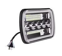 Doumneou 5X7 Pouces 7X6 Pouces LED Hi-Lo Faisceau DRL pour XJ YJ