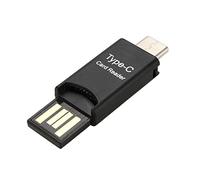 Doumneou Adaptateur de Lecteur de Carte USB 3.1 C USB-C vers -SD TF pour Portable PC