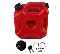 Doumneou Bidon verrouillable en plastique de 5 L pour voiture, moto, jerrican essence, , bidon