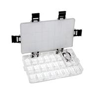 Doumneou Boîte de rangement de 24 palettes de peinture hermétiques pour aquarelle, gouache, acrylique et peinture à l'