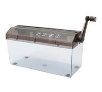 Doumneou DéChiqueteuse à Main, DéCoupeuse de Papier Manuelle A4 pour la Maison, Mini DéChiqueteuse Manuelle Portable pour la Maison, L'éCole et le Bureau