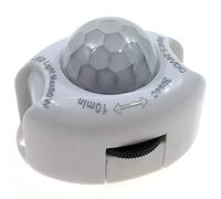 Doumneou DéTecteur Capteur Mouvement Infrarouge PIR DC5-24V Interrupteur de Minuterie Mise en Marche Minuterie à Corps LumièRe LED Lampe de Capteur de Mouvement PIR (Blanc)