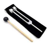 Doumneou Fourchette d'accordage en alliage d'aluminium de 256 Hz 256 C Marteaux pour tests nerveux thérapie de guérison du son Soin