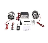 Doumneou Kit de haut-parleur stéréo pour moto, scooter, radio Bluetooth, USB, TF, MP3