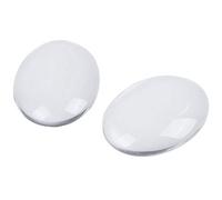 Doumneou Lot de 10 cabochons ovales en verre transparent pour décoration 30 x 40 mm