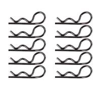 Doumneou Lot de 10 pièces de verrouillage de ressort EA1043 pour JLB Cheetah 11101 21101 J3 Speed 1/10 RC Voiture Accessoires Pièces