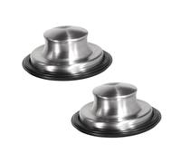 Doumneou Lot de 2 bouchons de vidange d'évier de cuisine de 8,5 cm, compatibles avec les canalisations de cuisine standard