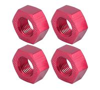 Doumneou Lot de 4 écrous hexagonaux de roue en métal M10XP1.0 NT002 pour JLB Cheetah 11101 21101 J3 Vitesse 1/10 RC Pièces de mise à jour de voiture