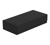 Doumneou Super 550+ BoîTe de de Cartes Monocolores ÉTui de de Cartes en Cuir pour Jeux de SociéTé Convient pour Jeux de Cartes à Collectionner Noir