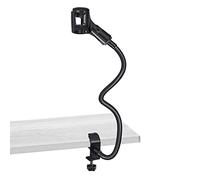 Doumneou Support de microphone flexible en col de cygne pour bureau, bras de microphone, équipement d'enregistrement pour réunion, conférence, baladodiffusion