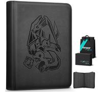 Douper Classeur pour cartes Pokémon, 9 poches, 540 cartes à collectionner avec fermeture éclair en métal YKK et pochettes à chargement latéral, cadeau de qualité supérieure pour collectionneurs de