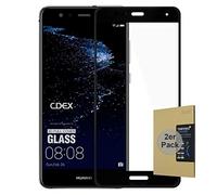 doupi 2X FullCover Protection Ecran pour Huawei P10 Lite, [Pack de 2] Prime Film en Verre Trempé 0.3mm 9H Ultra Résistant Protecteur, Couverture complète, Noir