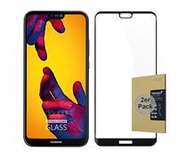 doupi 2X FullCover Protection Ecran pour Huawei P20 Lite, [Pack de 2] Prime Film en Verre Trempé 0.3mm 9H Ultra Résistant Protecteur, Couverture complète, Noir