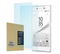 doupi 2X Protection Ecran pour Sony Xperia Z5, [Pack de 2] Prime Film en Verre Trempé 0.3mm 9H Ultra Résistant Protecteur