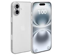 doupi Coque Ultra Fine Compatible avec iPhone 16 Plus (6,7 Pouces) - Finition Mate, Compatible avec la Recharge sans Fil, Coque de Protection Slim - Blanc