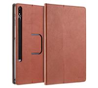 doupi Deluxe Housse pour Samsung Tab S7 (11 Pouces), Smart Coque de Protection Simili Cuir Coque Cover et Case, Brun