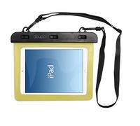 doupi Étui Etanche 220x160mm pour 7/8 Pouces Tablet, avec Fonction écran Tactile Caisson Waterproof Water Resistant Beach Bag, Jaune