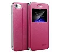 doupi Flip Cover pour iPhone 6 6S (4,7 Pouces), Étui à Rabat Magnétique Coque Style Livre Protection Housse avec Support, Rouge