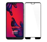doupi FullCover Protection Ecran pour Huawei P20 Pro, Prime Film en Verre Trempé 0.3mm 9H Ultra Résistant Protecteur, Couverture complète, Noir