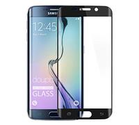 doupi FullCover Protection Ecran pour Samsung Galaxy S6 Edge, Prime Film en Verre Trempé 0.3mm 9H Ultra Résistant Protecteur, Couverture complète, Noir