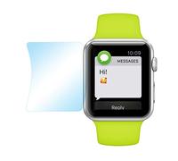 doupi Protecteur Écran pour Apple Watch 38mm Serie 1/2, Ultrathin Crystal Super Clear Protection Afficher Pellicule (3X en Pack)
