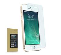 doupi Protection Ecran pour iPhone SE 5S 5C 5, Prime Film en Verre Trempé 0.3mm 9H Ultra Résistant Protecteur