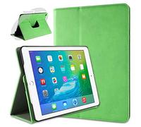 doupi Rotatif Housse pour iPad Air 2, Deluxe 360 Degrés Smart Coque de Protection Simili Cuir Coque Cover et Case, vert Vert