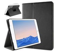 doupi Rotatif Housse pour iPad Mini 1 2 3, Deluxe 360 Degrés Smart Coque de Protection Simili Cuir Coque Cover et Case, Noir