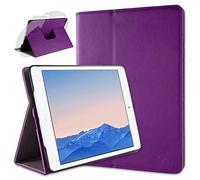 doupi Rotatif Housse pour iPad Mini 1 2 3, Deluxe 360 Degrés Smart Coque de Protection Simili Cuir Coque Cover et Case, Violet