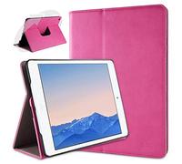 doupi Rotatif Housse pour iPad Mini 1 2 3, Deluxe 360 Degrés Smart Coque de Protection Simili Cuir Coque Cover et Case, Rose