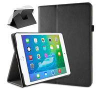 doupi Rotatif Housse pour iPad Mini 4 / iPad Mini 5, Deluxe 360 Degrés Smart Coque de Protection Simili Cuir Coque Cover et Case, Noir