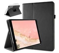 doupi Rotatif Housse pour iPad Pro (10,5 Pouces) & iPad Air 3 (2019), Deluxe 360 Degrés Smart Coque de Protection Simili Cuir Coque Cover et Case, Noir