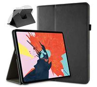 doupi Rotatif Housse pour iPad Pro 11 Pouces (2018), Deluxe 360 Degrés Smart Coque de Protection Simili Cuir Coque Cover et Case, Noir