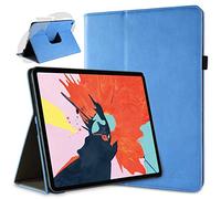 doupi Rotatif Housse pour iPad Pro 11 Pouces (2018), Deluxe 360 Degrés Smart Coque de Protection Simili Cuir Coque Cover et Case, Bleu
