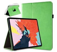 doupi Rotatif Housse pour iPad Pro 11 Pouces (2018), Deluxe 360 Degrés Smart Coque de Protection Simili Cuir Coque Cover et Case, Vert