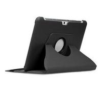 doupi Rotatif Housse pour Samsung Galaxy Tab 2 (10,1 pouces), Deluxe 360 Degrés Smart Coque de Protection Simili Cuir Coque Cover et Case, noir Noir G