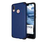 doupi Ultra Armor Coque pour Huawei P20 Lite, Design Bumper Cover Case Housse de Protection, Bleu