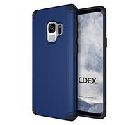 doupi Ultra Armor Coque pour Samsung Galaxy S9, Design Bumper Cover Case Housse de Protection, Bleu