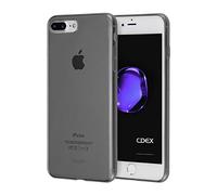 doupi UltraSlim AllClear Case iPhone 8 Plus / 7 Plus (5,5 Pouces) Ultra Mince et Ultra léger Bumper Cover Housse de Protection, Noir