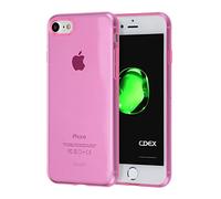 doupi UltraSlim AllClear Case iPhone SE (2020) / iPhone 8/7 (4,7 Pouces) Ultra Mince et Ultra léger Bumper Cover Housse de Protection, Rose