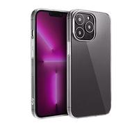 doupi UltraSlim AllClear Coque Compatible avec iPhone 13 Pro (6,1 Pouces), TPU Silicone Ultra Mince et Ultra léger Bumper Cover Housse de Protection, Transparent