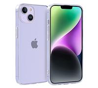 doupi UltraSlim AllClear Coque Compatible avec iPhone 14 Plus (6,7 Pouces), TPU Silicone Ultra Mince et Ultra léger Bumper Cover Housse de Protection, Transparent