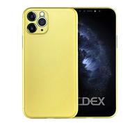 doupi UltraSlim Coque Compatible avec iPhone 11 Pro Max (6,5 Pouces), Fin Mat Ultra Mince et Ultra léger Bumper Cover Housse de Protection, Jaune